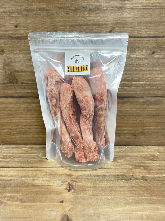 Aribaro Company Freeze Dried Raw Duck Necks Value Pack of Six