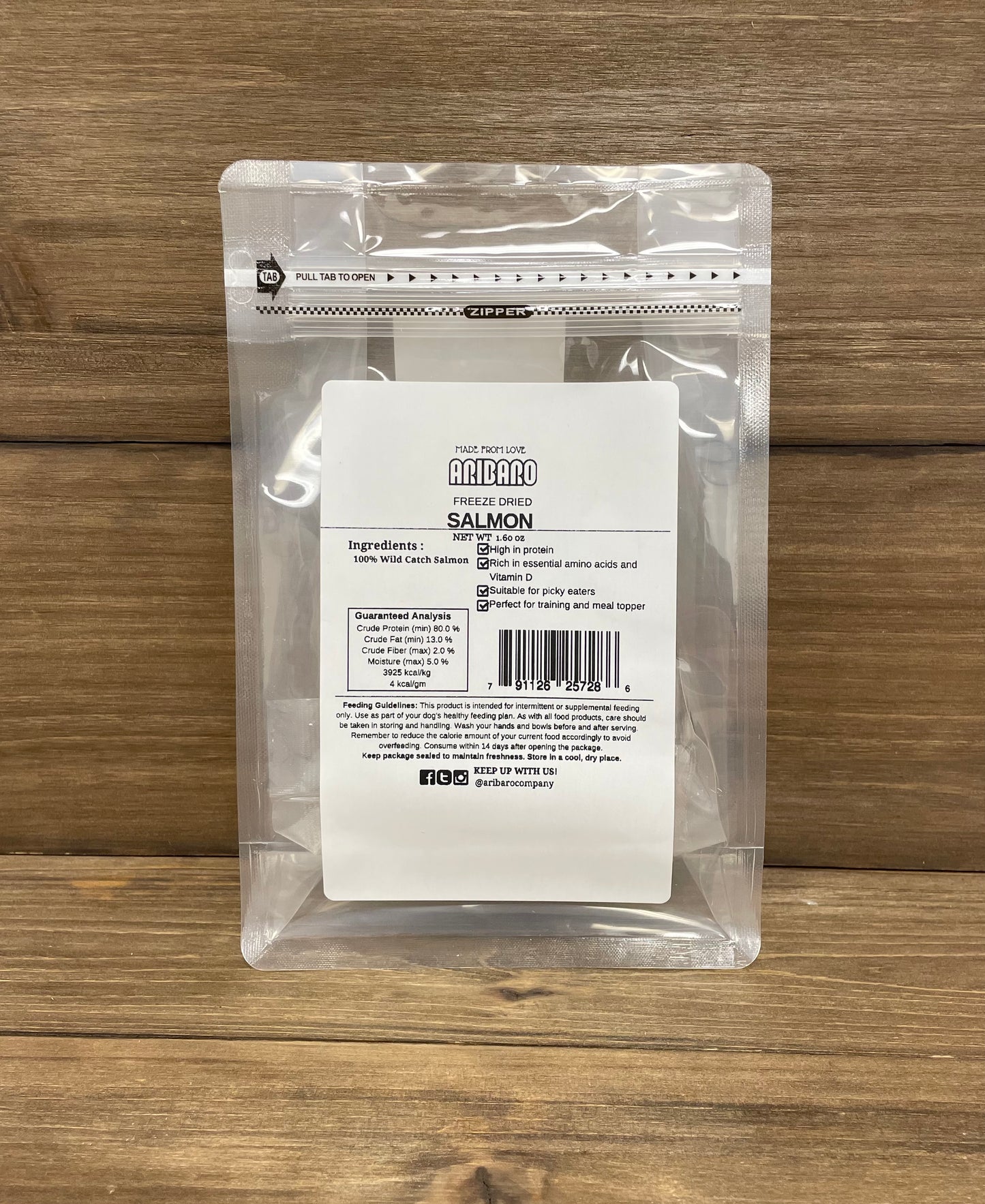 Aribaro Company Freeze Dried Wild Caught Salmon