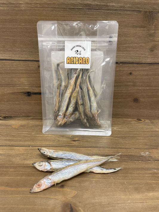 Aribaro Company Freeze-Dried Raw Wild-Caught Shishamo (Smelt)