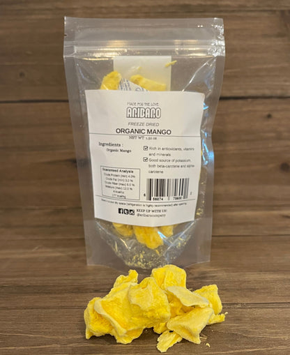 Aribaro Company Freeze-Dried Organic Mangos