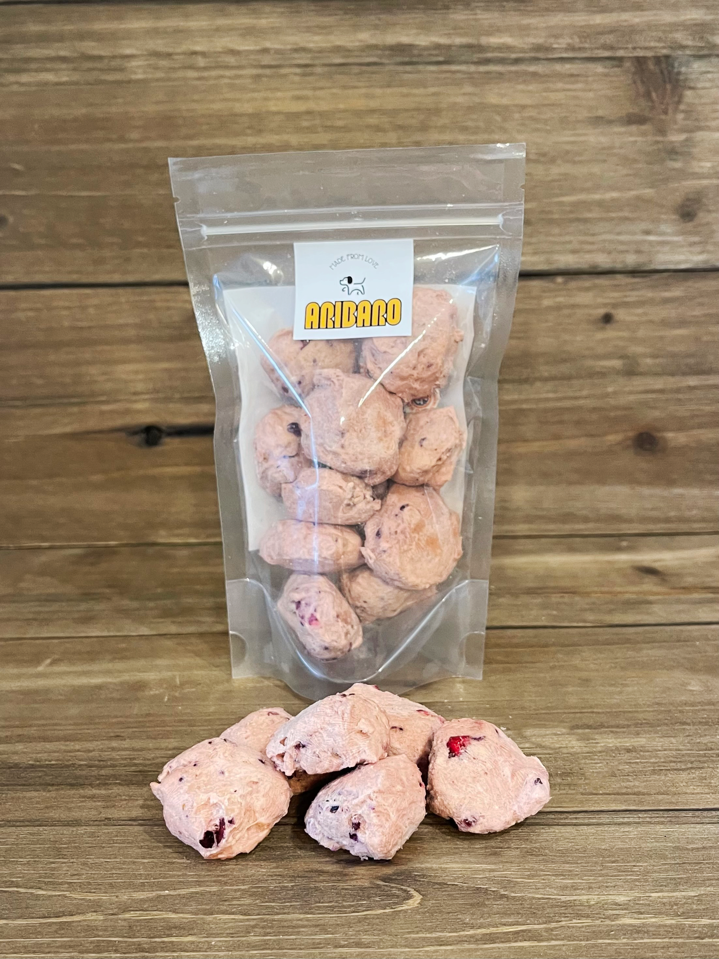 Aribaro Company Freeze-Dried Turkey and Cranberry Nuggets 2oz