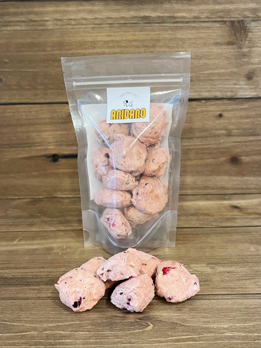 Aribaro Company Freeze-Dried Turkey and Cranberry Nuggets 2oz