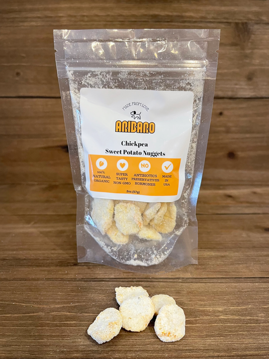 Aribaro Company Dehydrated Organic Chickpea Sweet Potato Nuggets