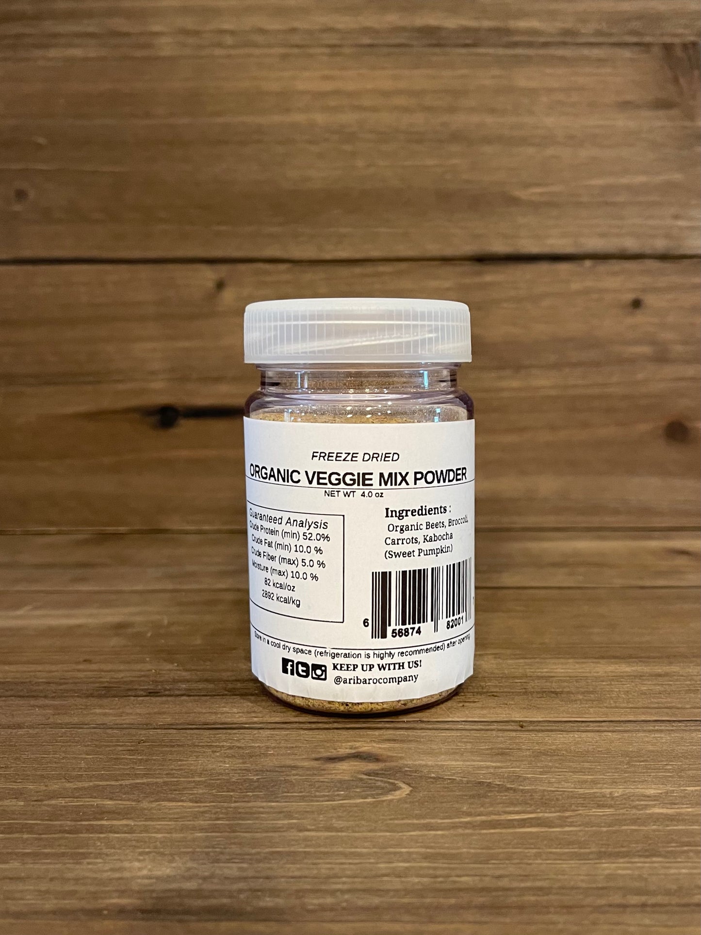 Aribaro Company Freeze-Dried Veggie Mix Powder