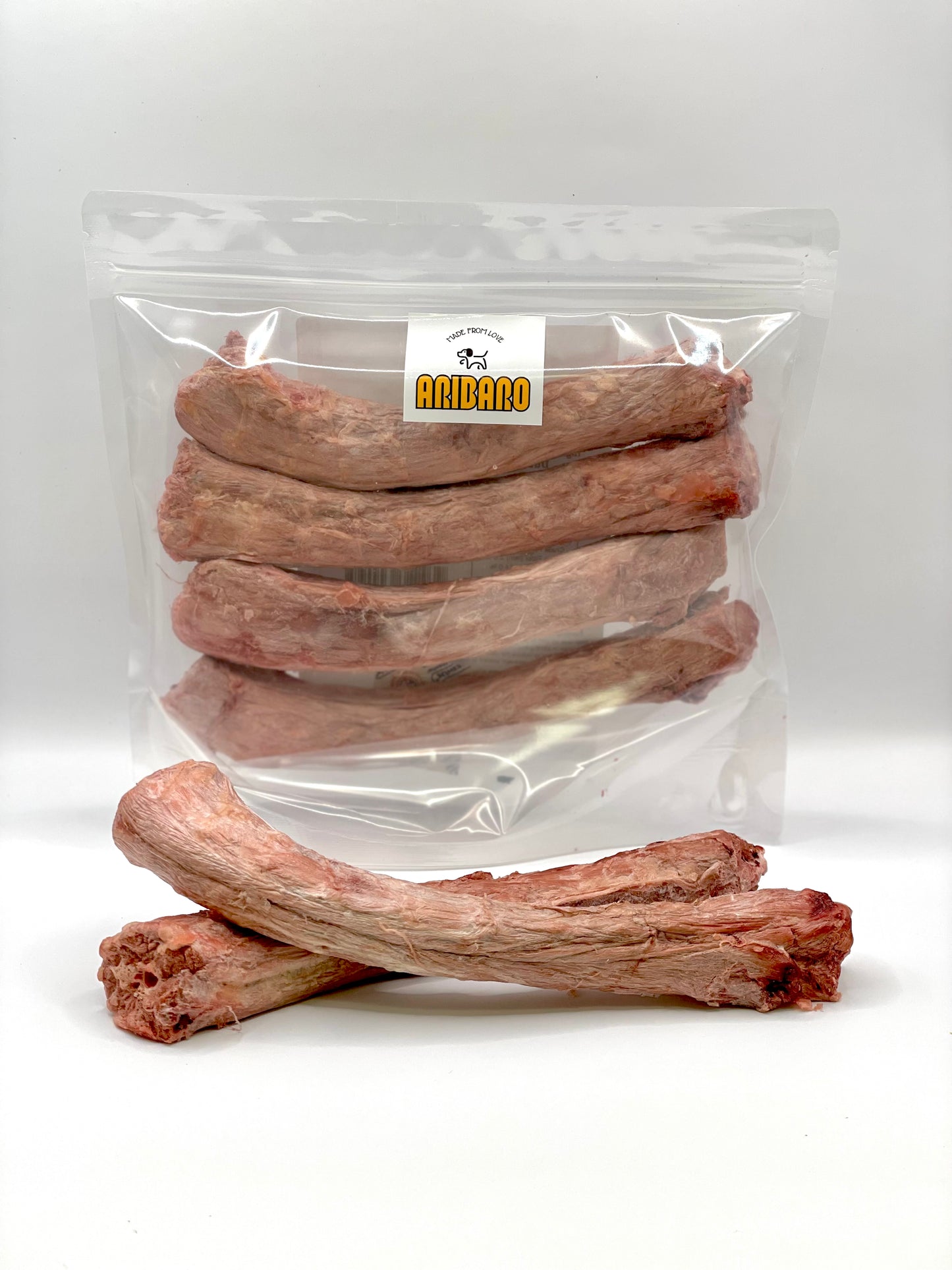 Aribaro Company Freeze Dried Raw Duck Necks Pack of Four