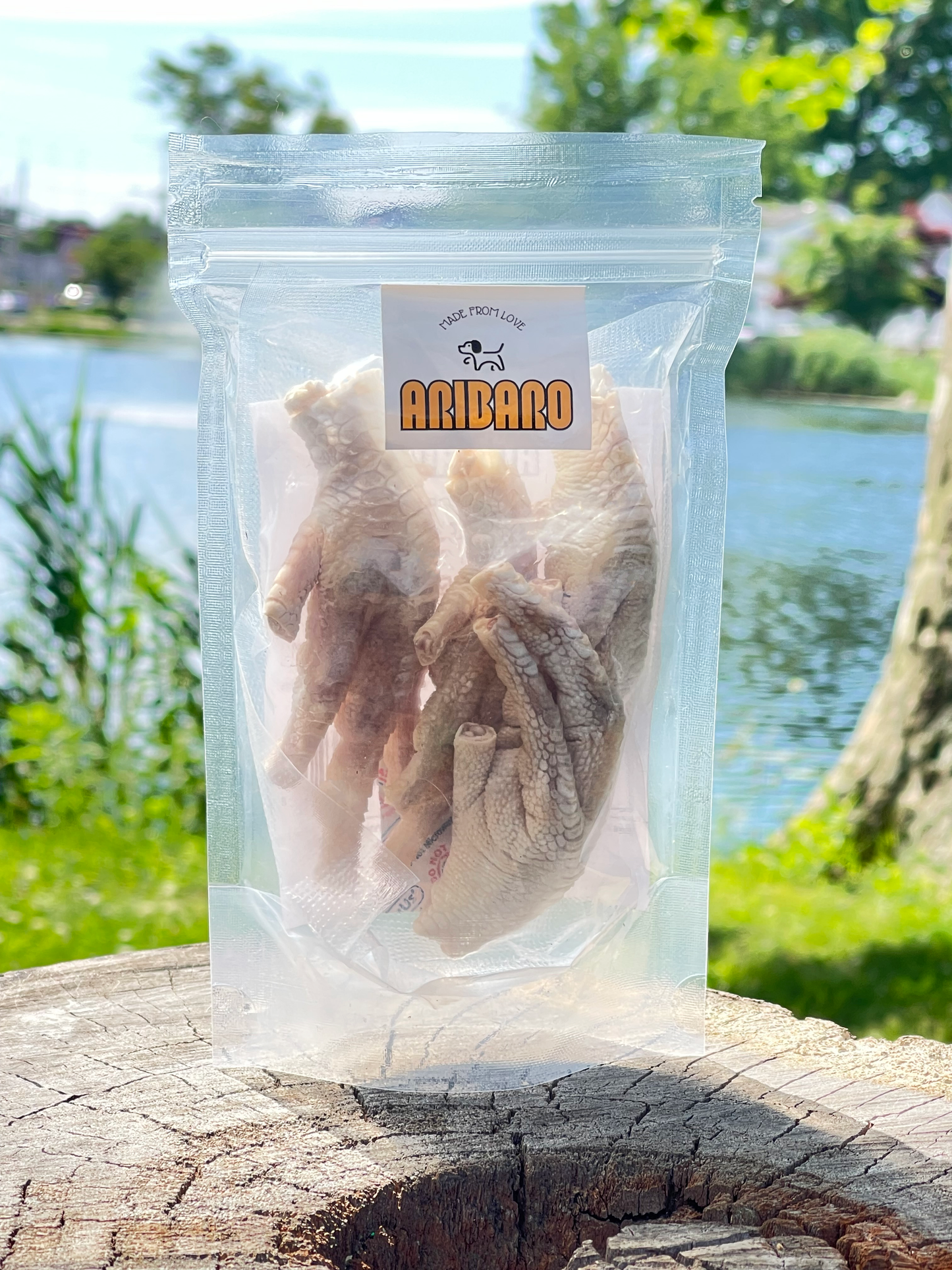 Aribaro Company Freeze-Dried Chicken Feet/Chicken Paws 2.20 oz